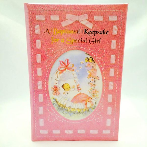 Baptism Keepsake Book (Pink) Sesto Sorelline