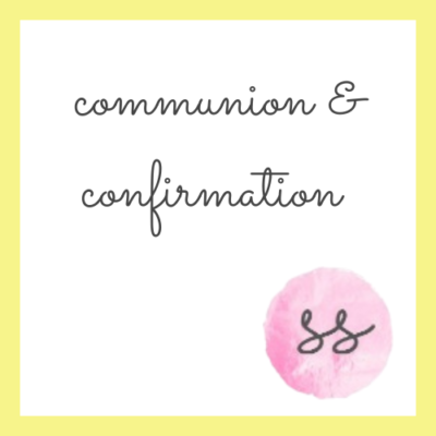 First Holy Communion & Confirmation